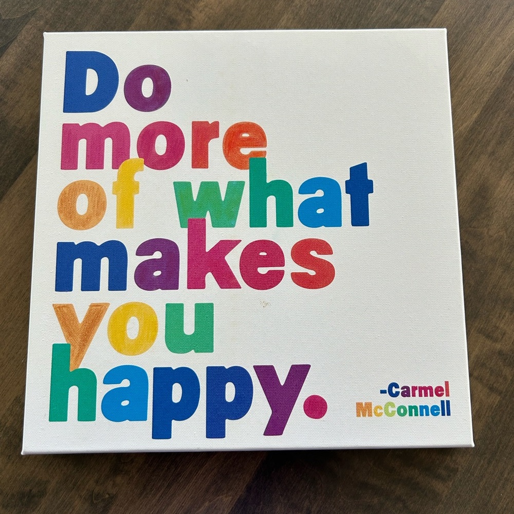 Colorful Inspirational Canvas